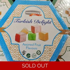 Assorted Fruit Flavoured Turkish Delight 200g